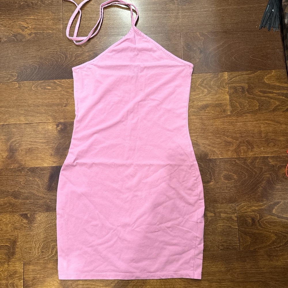 H&M pink mini dress